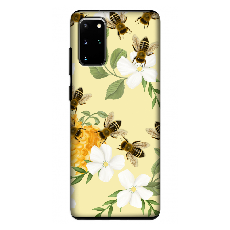 No flowers without bees: Samsung Galaxy S20 Plus Tough Case