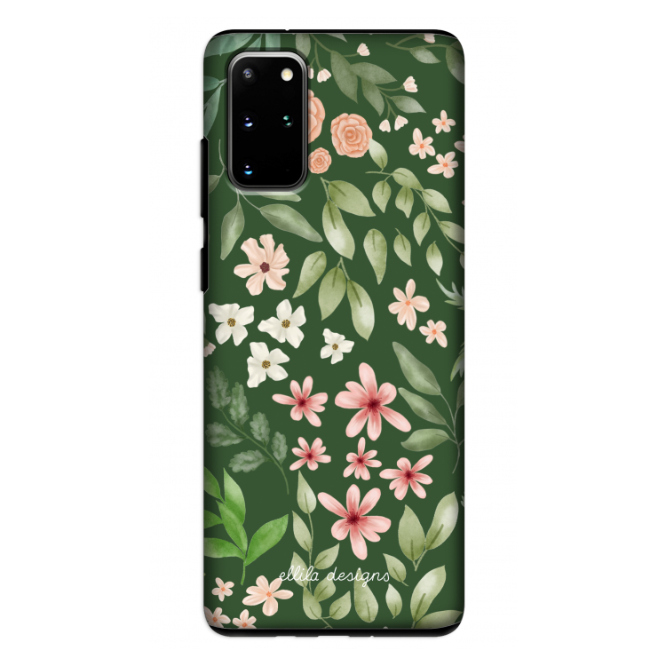 Botanical green sweet flower heaven: Samsung Galaxy S20 Plus Tough Case