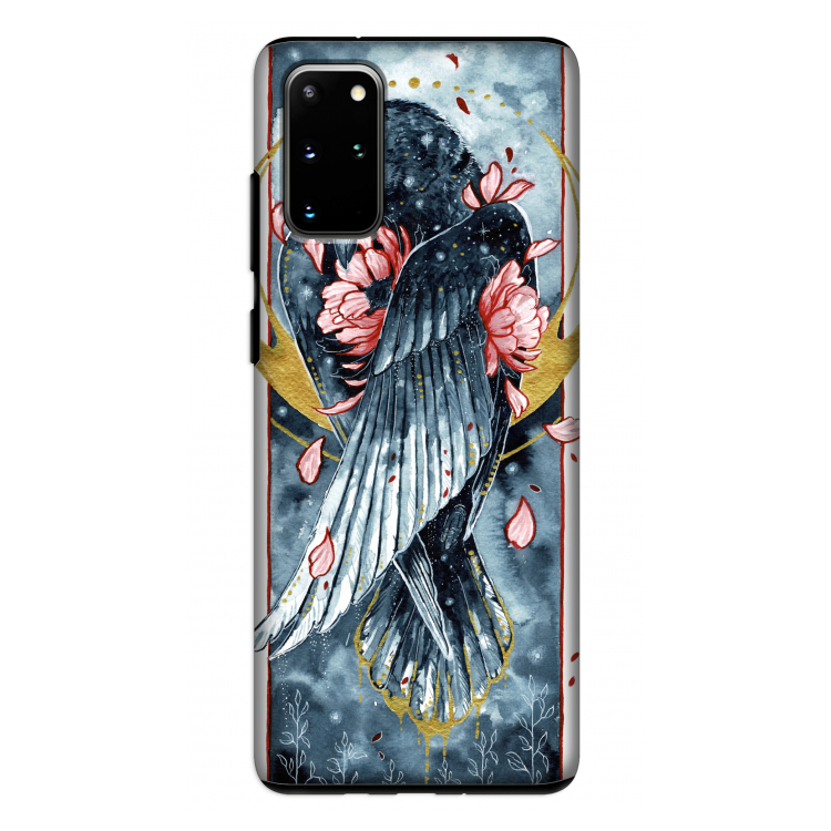 Golden Raven: Samsung Galaxy S20 Plus Tough Case