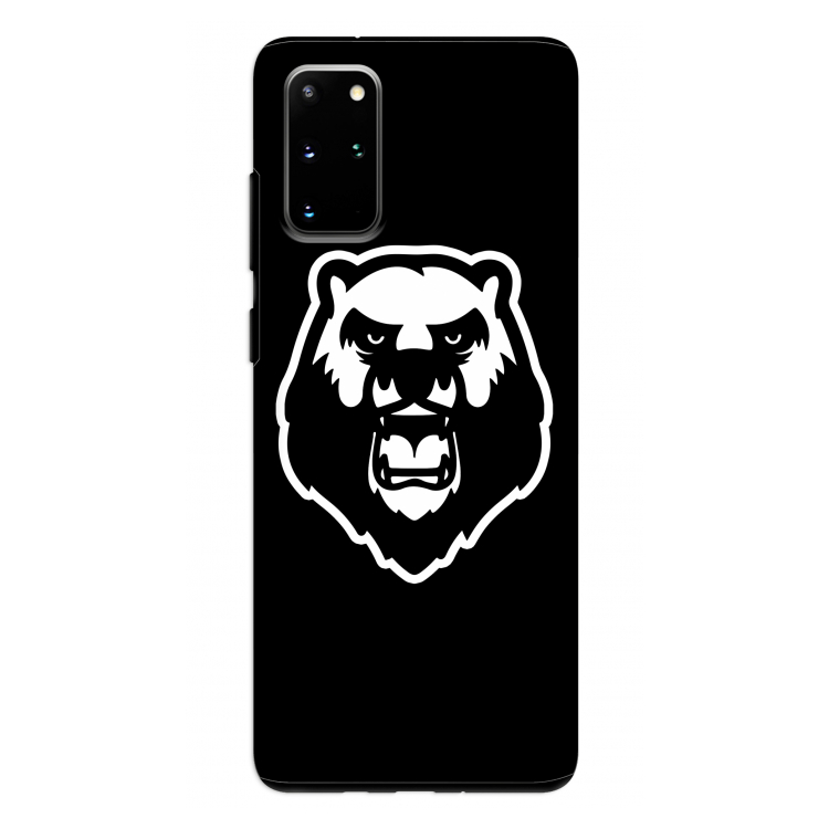 Angry Bear (black): Samsung Galaxy S20 Plus Tough Case