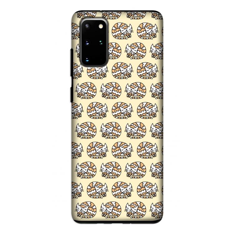 Slapende poes: Samsung Galaxy S20 Plus Tough Case