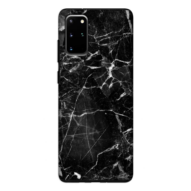 Zwart Marmer 2: Samsung Galaxy S20 Plus Tough Case