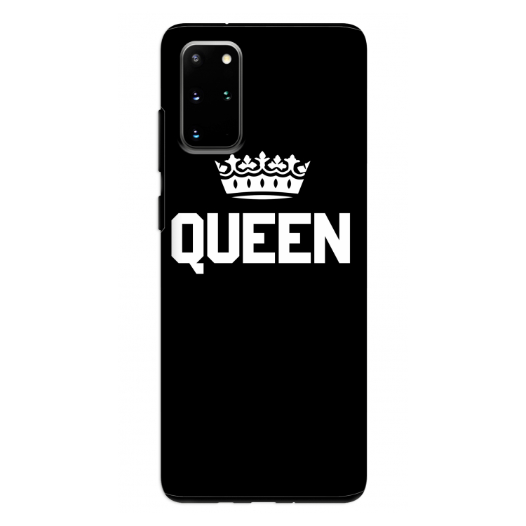 Queen zwart: Samsung Galaxy S20 Plus Tough Case