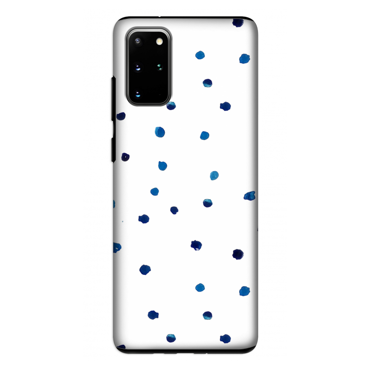 Blauwe stippen: Samsung Galaxy S20 Plus Tough Case