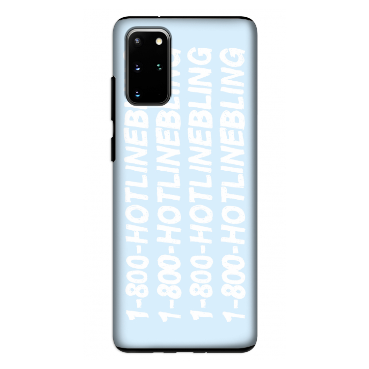 Hotline bling blue: Samsung Galaxy S20 Plus Tough Case
