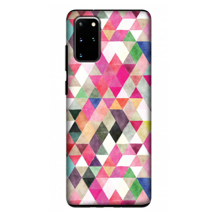 Gekleurde driehoekjes: Samsung Galaxy S20 Plus Tough Case