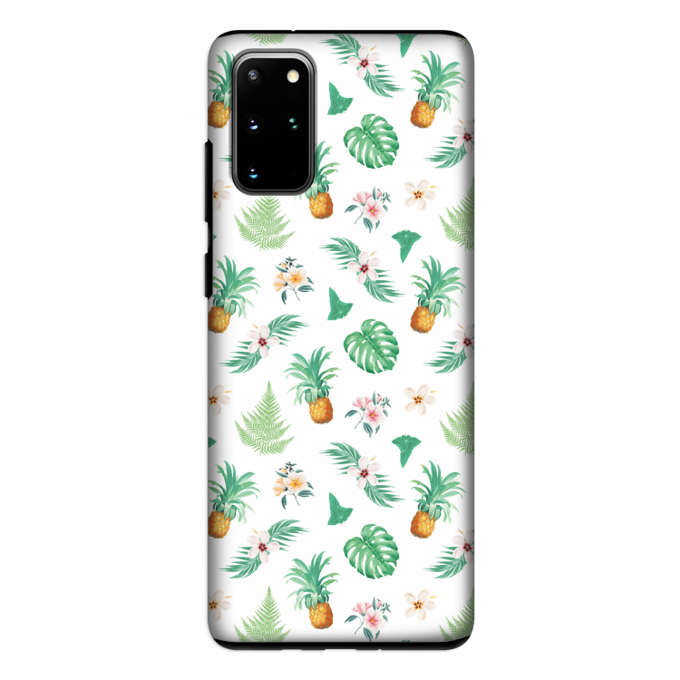 Ananas bladeren: Samsung Galaxy S20 Plus Tough Case