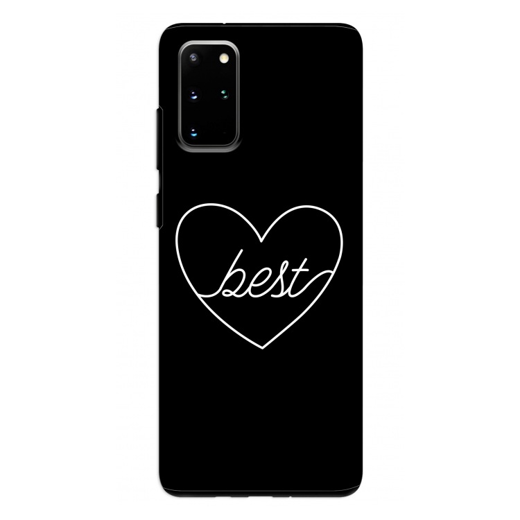 Best heart black: Samsung Galaxy S20 Plus Tough Case