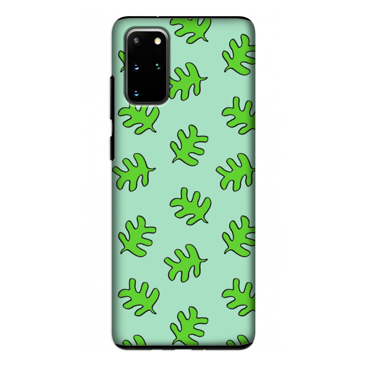 Groene blaadjes: Samsung Galaxy S20 Plus Tough Case