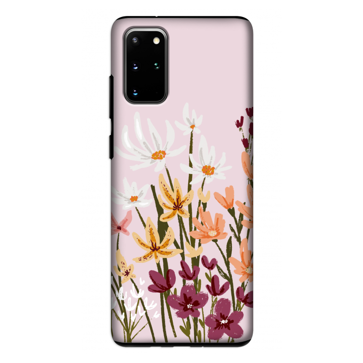 Painted wildflowers: Samsung Galaxy S20 Plus Tough Case