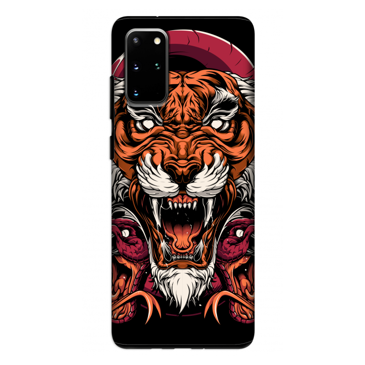 Tiger and Rattlesnakes: Samsung Galaxy S20 Plus Tough Case