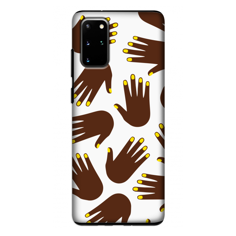 Hands dark: Samsung Galaxy S20 Plus Tough Case