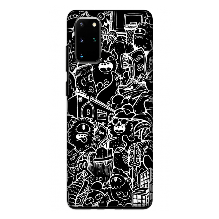 Vexx Black City : Samsung Galaxy S20 Plus Tough Case