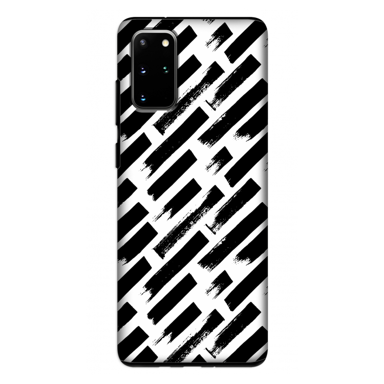 Zwarte vegen: Samsung Galaxy S20 Plus Tough Case