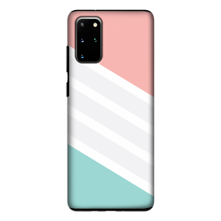 Strepen pastel: Samsung Galaxy S20 Plus Tough Case