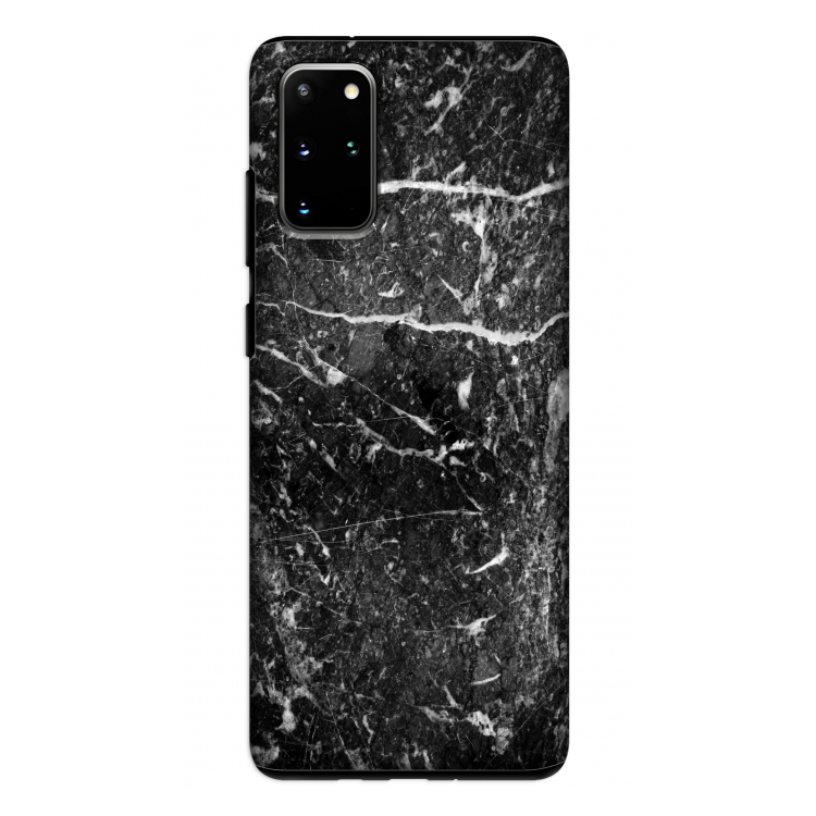 Zwart marmer: Samsung Galaxy S20 Plus Tough Case