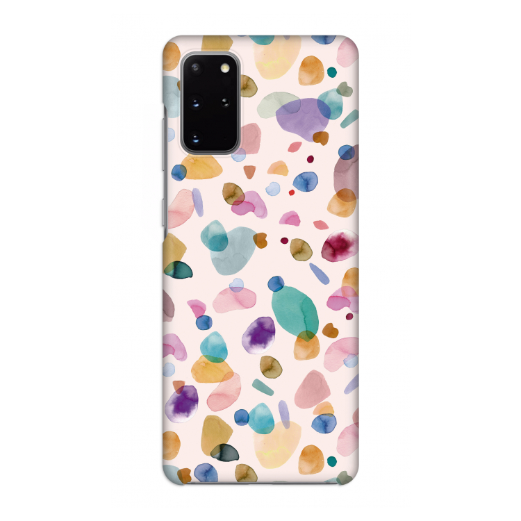 Terrazzo Memphis Pink: Volledig geprint Samsung Galaxy S20 Plus Hoesje
