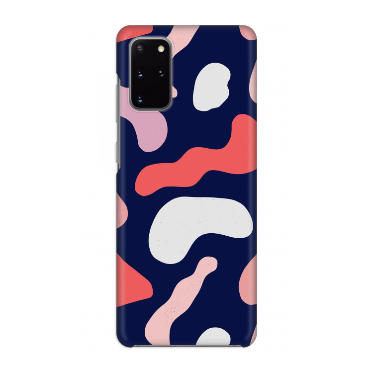Memphis Shapes Pink: Volledig geprint Samsung Galaxy S20 Plus Hoesje