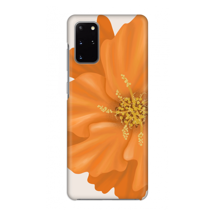 Orange Ellila flower: Volledig geprint Samsung Galaxy S20 Plus Hoesje