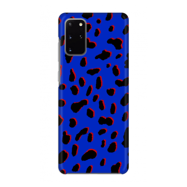 Blue Leopard: Volledig geprint Samsung Galaxy S20 Plus Hoesje