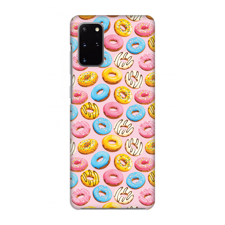 Pink donuts: Volledig geprint Samsung Galaxy S20 Plus Hoesje