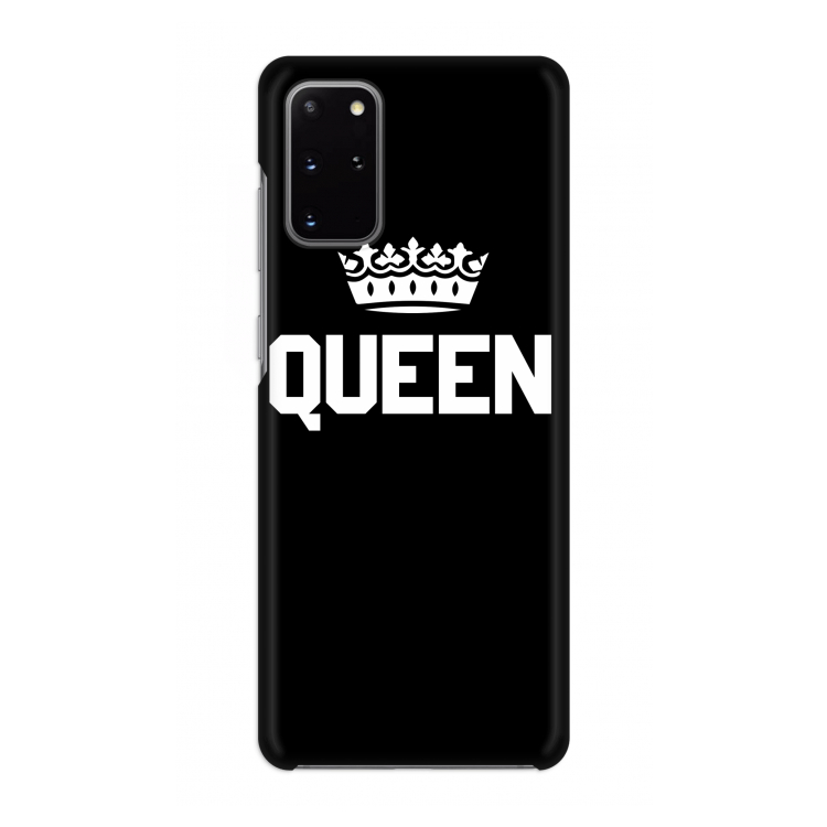 Queen zwart: Volledig geprint Samsung Galaxy S20 Plus Hoesje