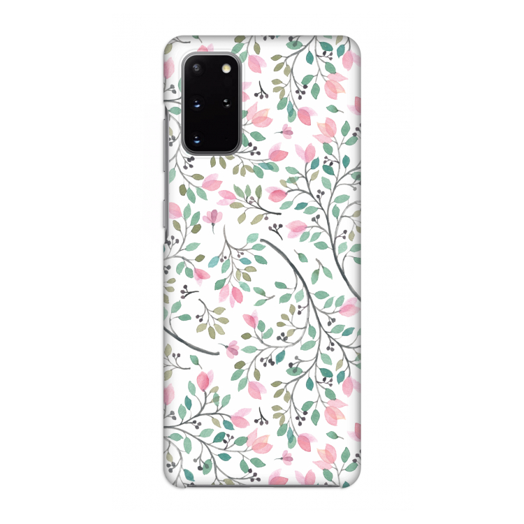 Sierlijke bloemen: Volledig geprint Samsung Galaxy S20 Plus Hoesje