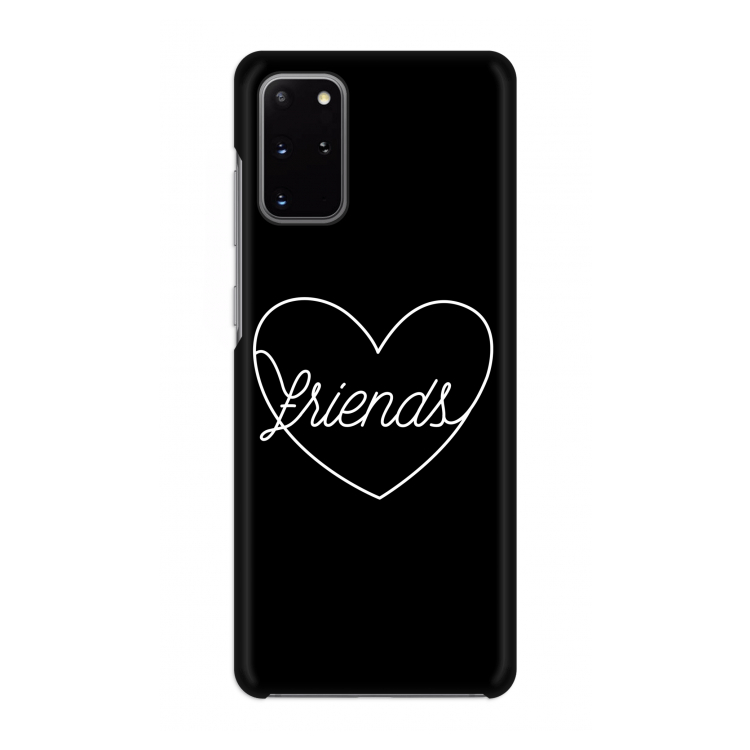 Friends heart black: Volledig geprint Samsung Galaxy S20 Plus Hoesje