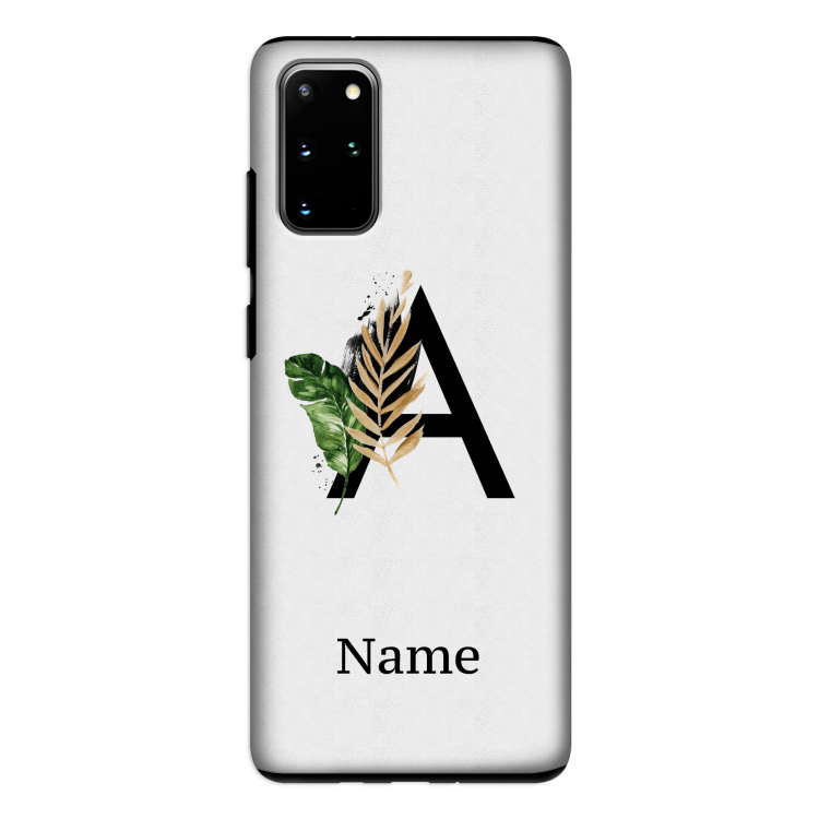 Charcoal Flora: Samsung Galaxy S20 Plus Tough Case