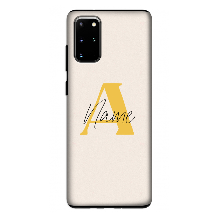 Amber Script: Samsung Galaxy S20 Plus Tough Case