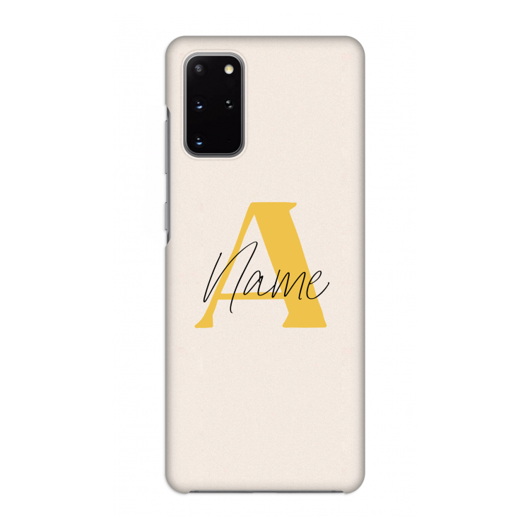 Amber Script: Volledig geprint Samsung Galaxy S20 Plus Hoesje