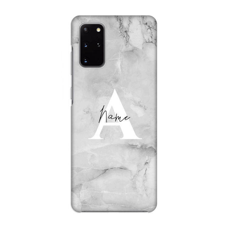 Ivory Marble: Volledig geprint Samsung Galaxy S20 Plus Hoesje