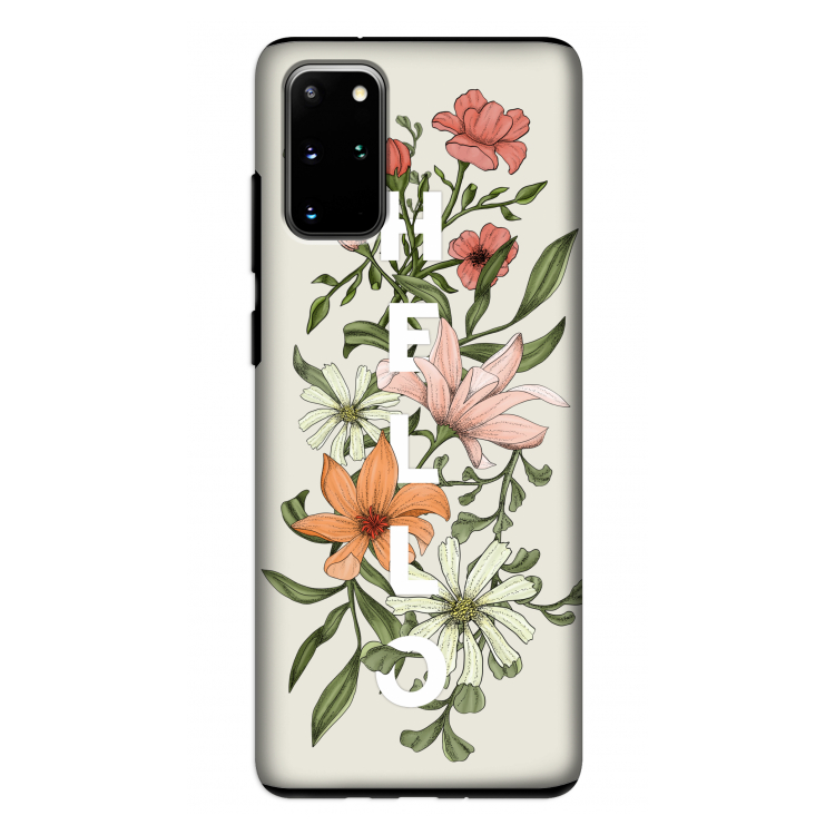 Hello bloemen: Samsung Galaxy S20 Plus Tough Case