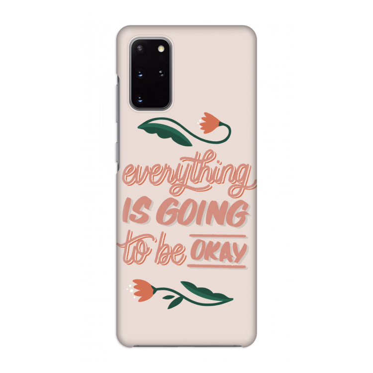 Optimistic flower girl: Volledig geprint Samsung Galaxy S20 Plus Hoesje