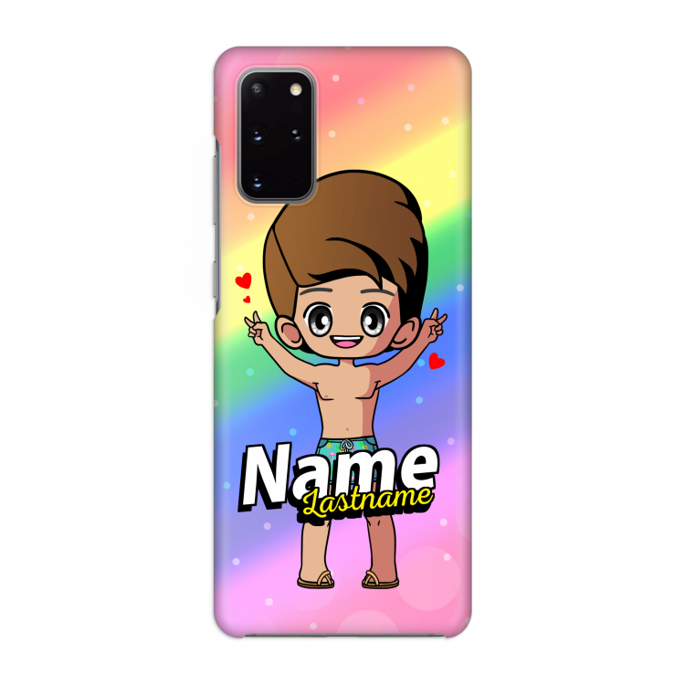 Chibi Maker man: Volledig geprint Samsung Galaxy S20 Plus Hoesje