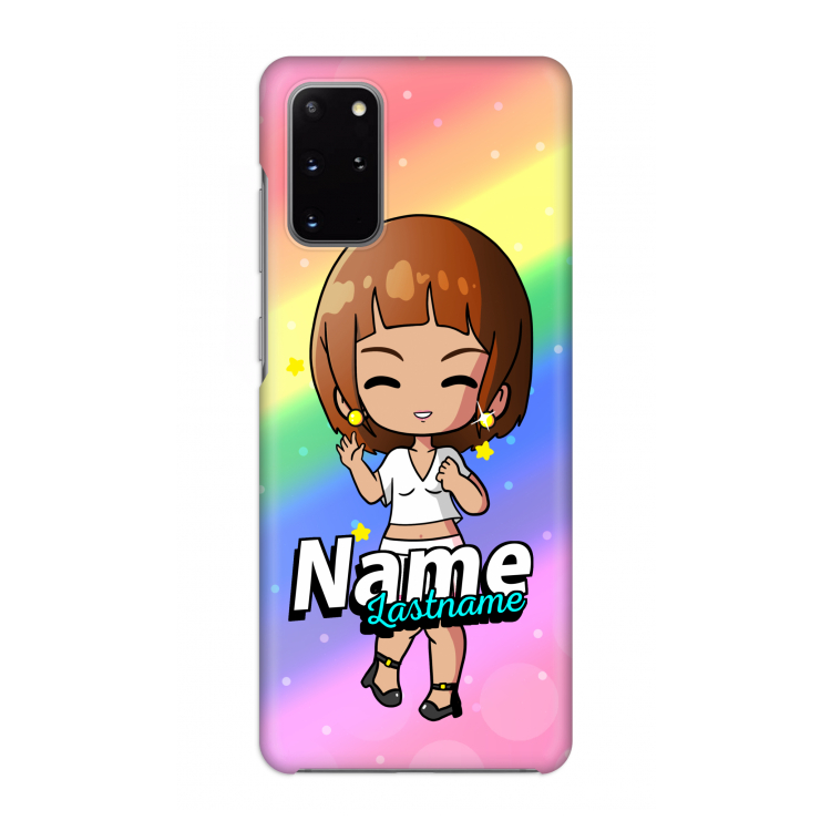 Chibi Maker vrouw: Volledig geprint Samsung Galaxy S20 Plus Hoesje