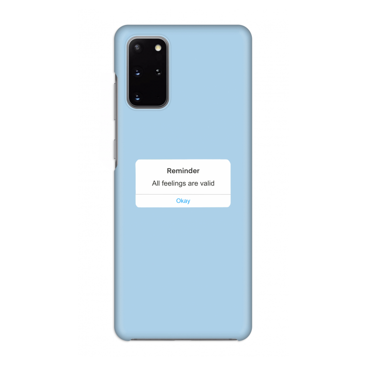 Reminder: Volledig geprint Samsung Galaxy S20 Plus Hoesje