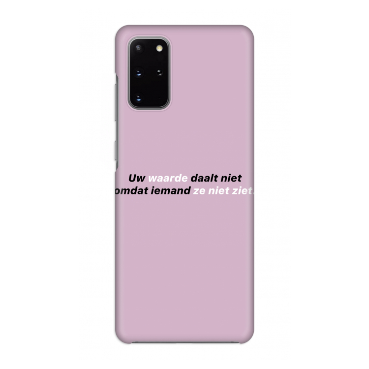 uw waarde daalt niet: Volledig geprint Samsung Galaxy S20 Plus Hoesje