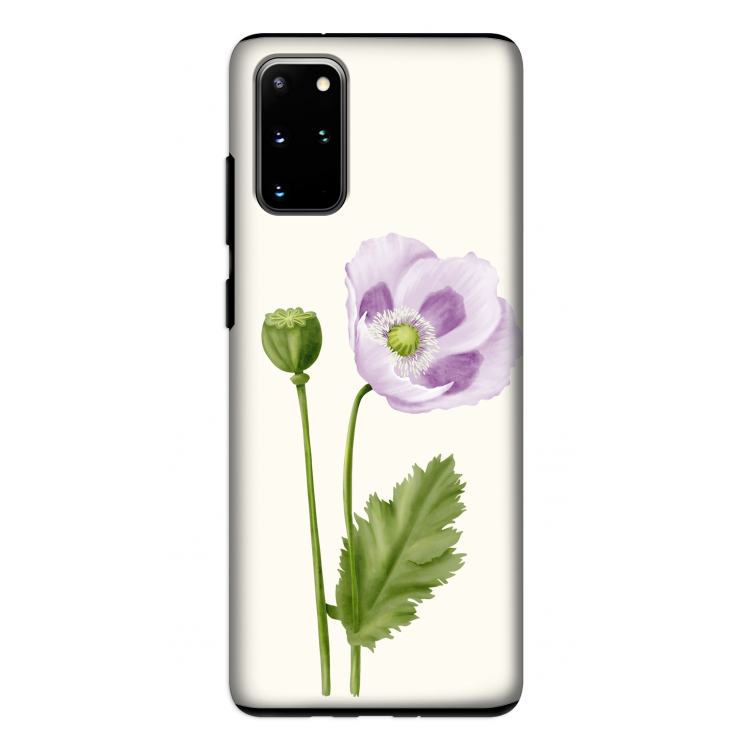 Purple poppy: Samsung Galaxy S20 Plus Tough Case