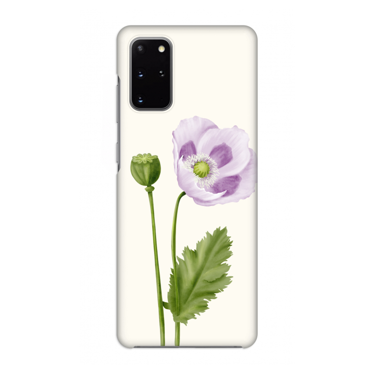 Purple poppy: Volledig geprint Samsung Galaxy S20 Plus Hoesje