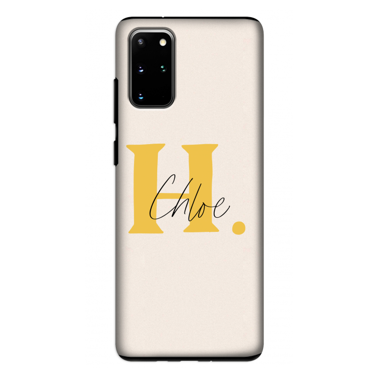 Amber Script: Samsung Galaxy S20 Plus Tough Case