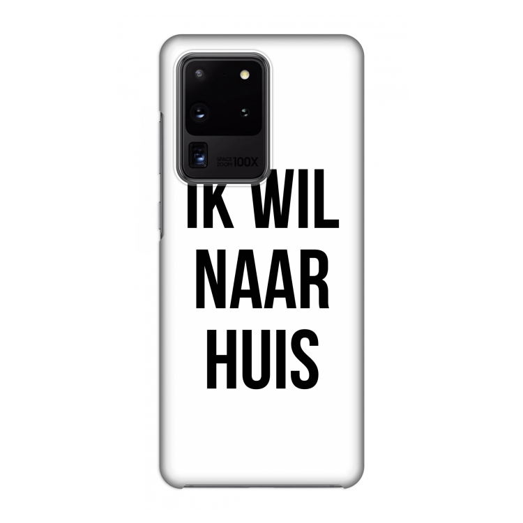 Ik wil naar huis: Volledig geprint Samsung Galaxy S20 Ultra Hoesje