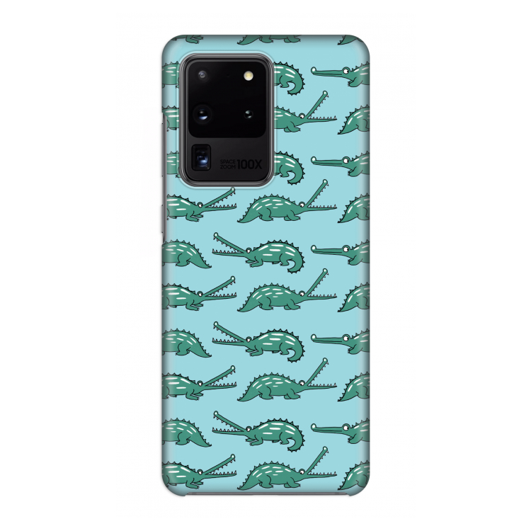 Kroko: Volledig geprint Samsung Galaxy S20 Ultra Hoesje