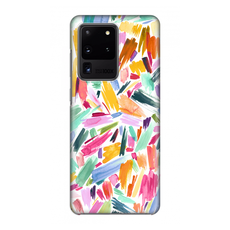 Watercolor Brushstrokes: Volledig geprint Samsung Galaxy S20 Ultra Hoesje