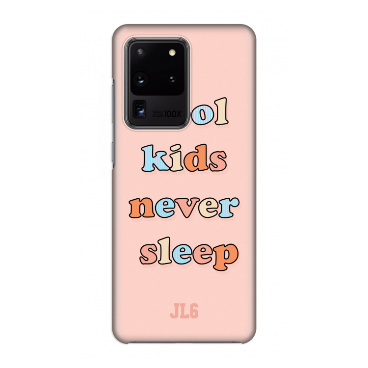Cool Kids Never Sleep: Volledig geprint Samsung Galaxy S20 Ultra Hoesje