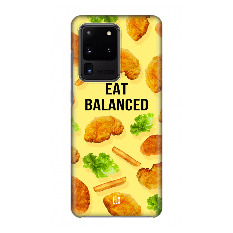 Eat Balanced: Volledig geprint Samsung Galaxy S20 Ultra Hoesje