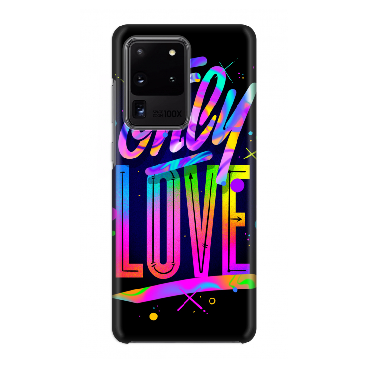 Only Love: Volledig geprint Samsung Galaxy S20 Ultra Hoesje