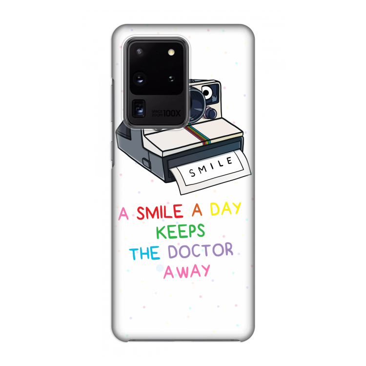 Smile: Volledig geprint Samsung Galaxy S20 Ultra Hoesje