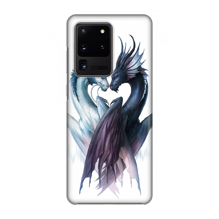 Yin Yang Dragons: Volledig geprint Samsung Galaxy S20 Ultra Hoesje
