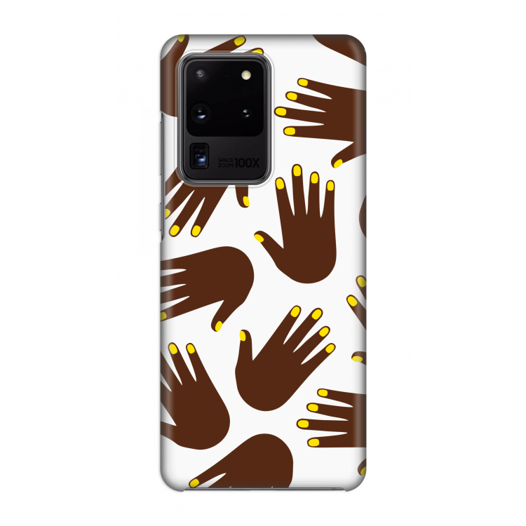 Hands dark: Volledig geprint Samsung Galaxy S20 Ultra Hoesje